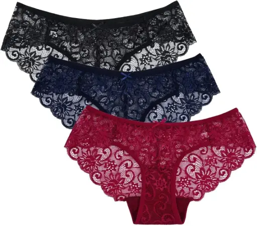 Sunm Boutique | Women's Back Coverage Bikini Underwear | Pack of 3