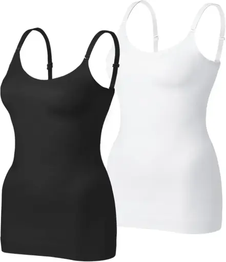 VVX | Women's Camisole Shapewear Tank Top | Pack of 2 