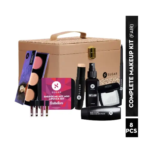 SUGAR Cosmetics | Complete Makeup Kit | Fair 8 pcs