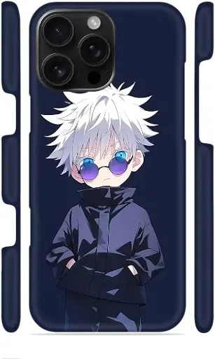 Satoru Gojo Dark Blue iPhone 16 Pro Max Case