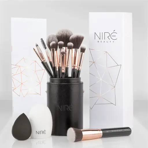 Niré Beauty | 15-Piece Award Winning Professional Makeup Brush Set