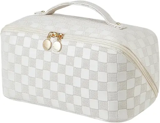 EACHY | Travel Makeup Bag,Large Capacity Cosmetic Bag