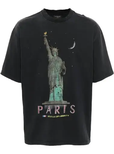 BALENCIAGA | Statue of Liberty Graphic T-Shirt