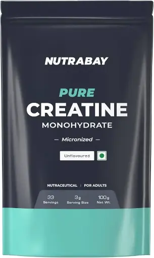 NUTRABAY | Pure Micronized Creatine Monohydrate Powder - Unflavored | 100g