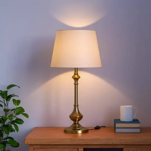 DIVINE TRENDS | Brass Antique Finish Gold | Desk Lamp