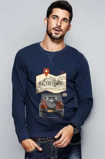 Fanideaz | Wanderlust Graphic Printed | Sweatshirt