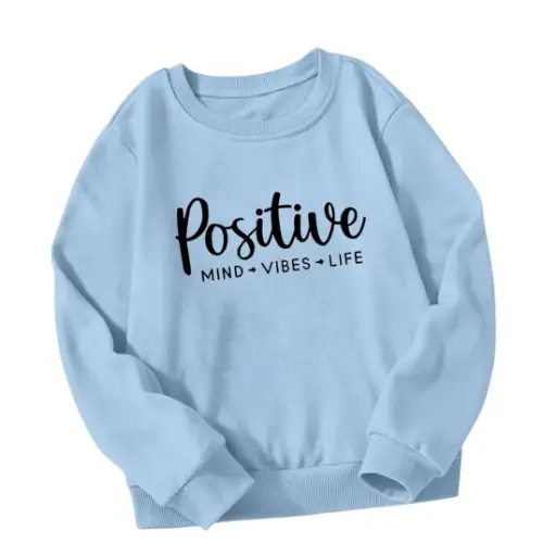 Positive Pulse Crewneck | Blue | Sweatshirt 