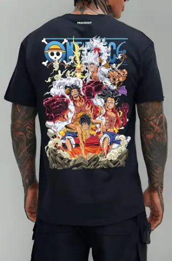 PEACEOUT | Gears of Glory | Anime T-Shirt 