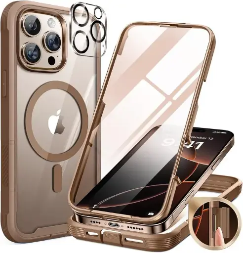 CASES VILLA | Pro Guard 360° Protective case for iPhone 16 Pro Max | Dessert 