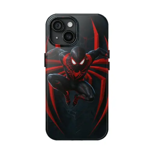 iPhone 15 Spider-Man Case | Red and Black Accents