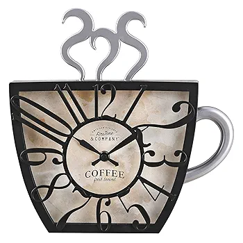 Coffee Cup Shaped | Wall Clock