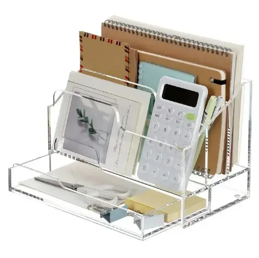 Clear Acrylic Modern Design | File Organizer