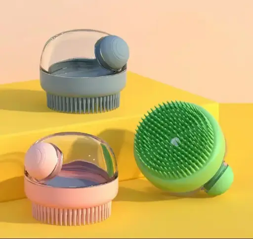  Pet Grooming Silicon Bath Brush