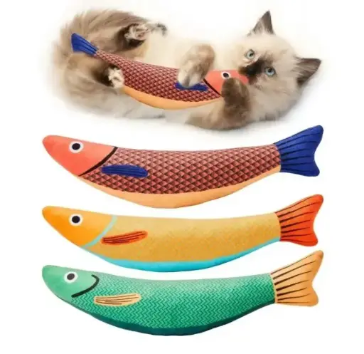 Whisker Wonders Catnip Fish | Shaped Pet Toy