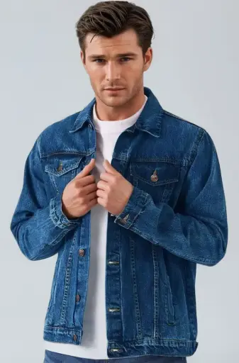 Blue Core Vibe | Classic Mid-Wash Denim Jacket