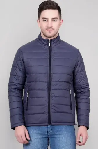 KOTTY | Midnight Drift | Deep Navy Puffer Jacket
