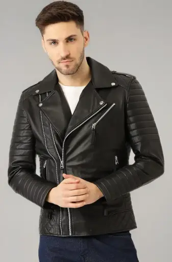 Garmadian | Faux | Leather Jacket | Black