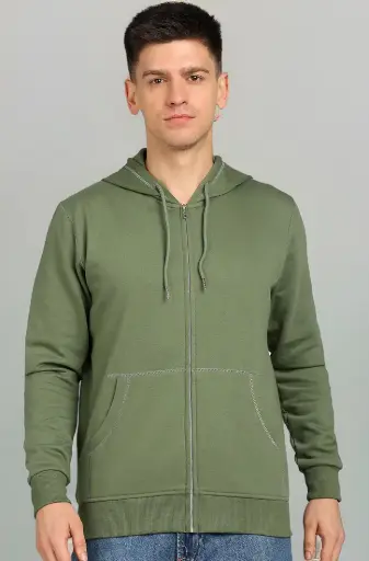 Alan Jones | Olive Echo Hooded Jacket
