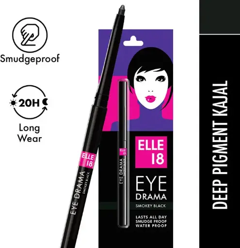 Elle 18 EYE Drama | Bold black Smudge Eye Kajal