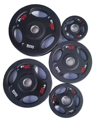 Captains | Black Ring Steel Bodybuilding Weight Plates Set