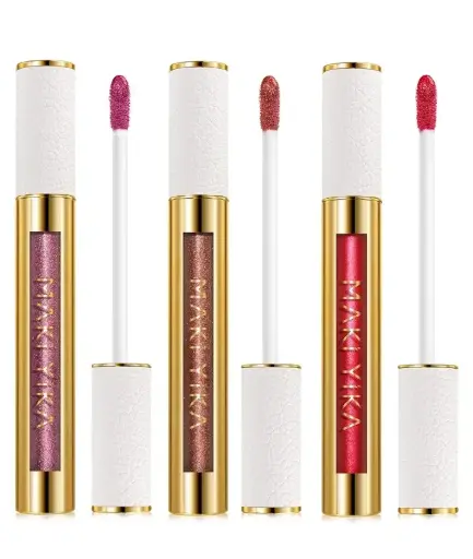 MAKI YIKA | 3Pc Metallic Lipstick