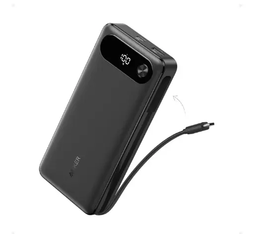 Anker 20,000mAh Power Bank with Buit-in USB-C Cable