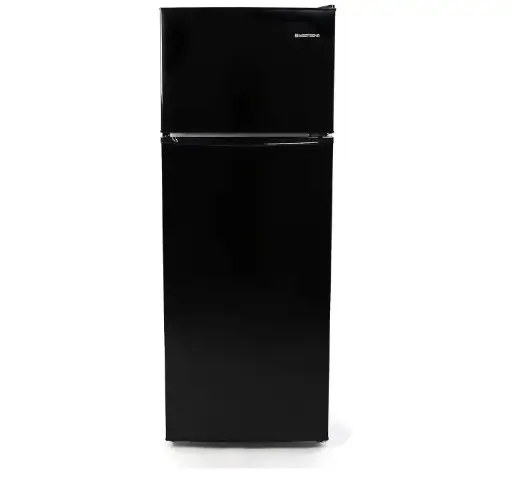 West Bend | 135L | Two-Door Compact Black Apartment Refrigerator