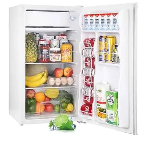 Upstream | 3.2 Cu.Ft Mini Fridge with Freezer | Compact Refrigerator