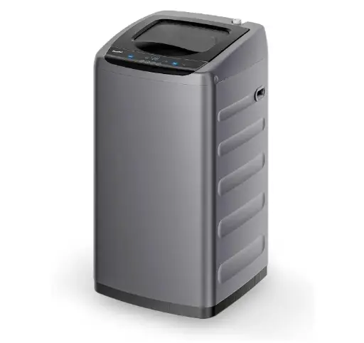 Comfee | 0.9 cu.ft | Portable Compact Washing Machine | Full-Automatic Washer with LED Display | 5 Wash Cycles and Built-in Rollers