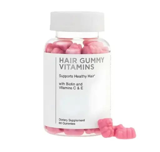 NourishGlow Hair Gummy Vitamin | Biotin & Vitamin C & E