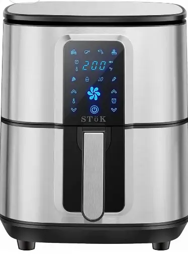 STöK | Digital Air Fryer with Stainless Steel Body and Sleek Design