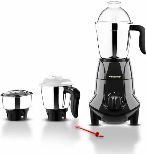 Butterfly | Jet Elite 750W 3-Jar Grey Mixer Grinder