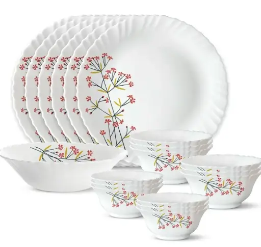 Opalware | Floral Delight | Dinner Set