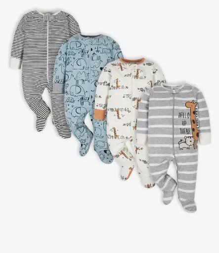 GERBER | Soft & Comfortable Adorable Baby Clothes | Pack of 5