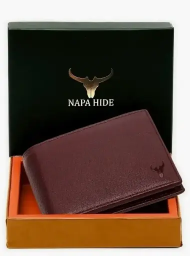 NAPA HIDE | Maroon Leather Wallet