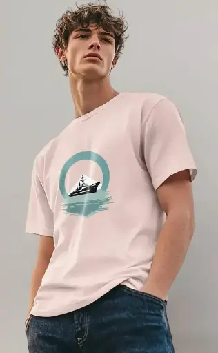 NOBERO | Men's Regular Fit Graphic Printed T-Shirt