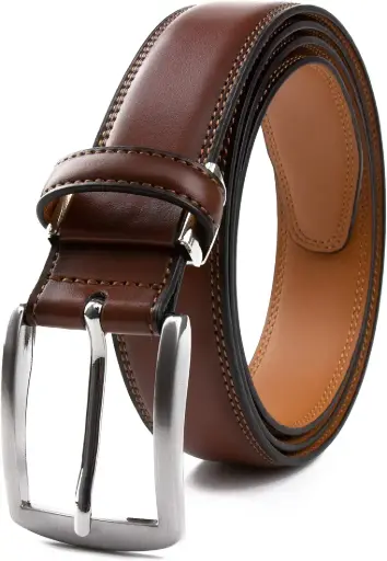 Elegant Leather Co. Men's Classic Pin Buckle Belt