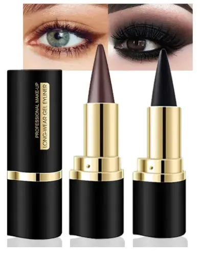 Kaely |  2 Pcs Brown Gel Eyeliner