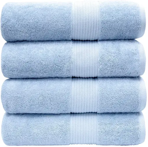 Luxury Extra-Large Oversized Bath Towels | Pack of 4
