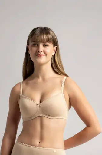 JOCKEY | Cotton Elastane Medium Coverage Stretch Lace Bra
