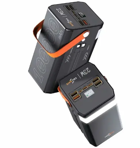 Callmate Treasury | 100,000mAh Power Bank | 23W Fast Charging with Type C | PD 3.0 Input & Output | Black