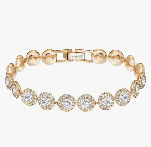 SWAROVSKI | Gold-Tone Crystal Tennis Bracelet