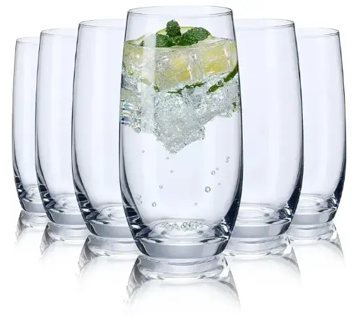 CUKLESS | Crystal Highball Water Glasses Set of 6