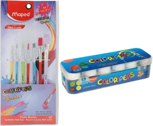 Maped Vibrance Poster Colour and Brush Set