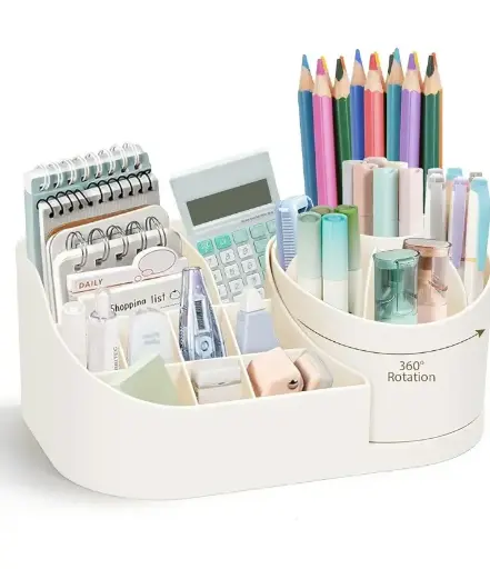 HOLLIO 360° Rotating Desk Organizer