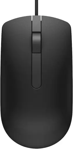 Dell MS116 | Wired Optical Mouse with 1000DPI LED Tracking and Scrolling Wheel