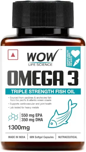 WOW Life | Science Omega-3 Fish Oil 1300mg Triple Strength