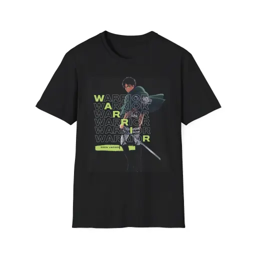Eren Yeager Black | Anime T-shirt