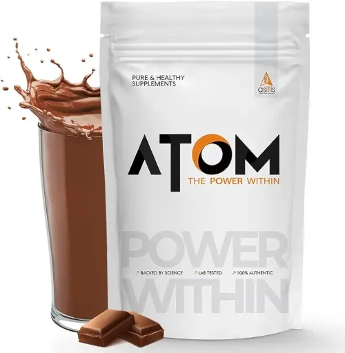 AS-IT-IS ATOM | Whey Protein Powder | 1 kg Double Rich Chocolate Flavor