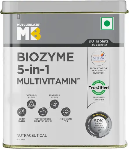 MB Biozyme |  5-in-1 Multivitamin with T-Booster and Joint Blend